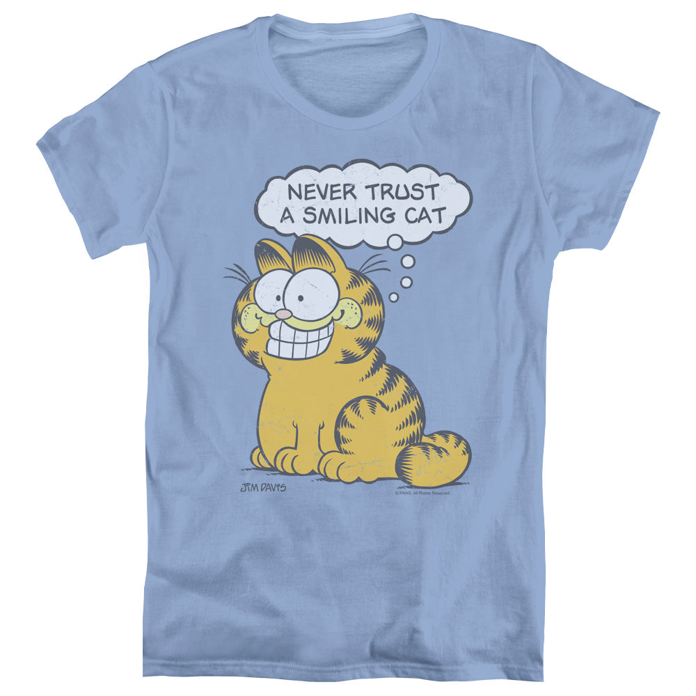 Garfield Smiling Cat Womens T-Shirt