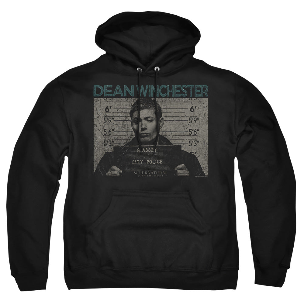 Supernatural Dean Winchester Mug Shot Pullover Hoodie