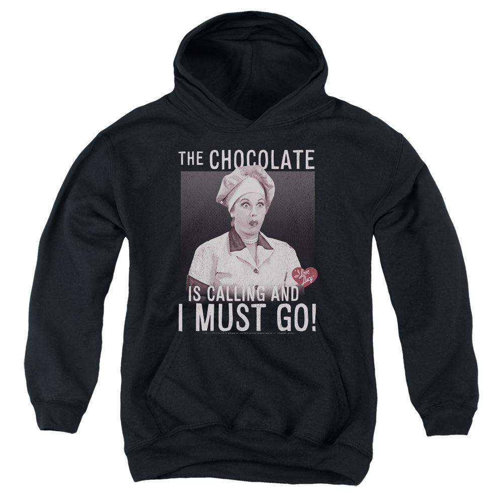 I Love Lucy Chocolate Calling Youth Hoodie