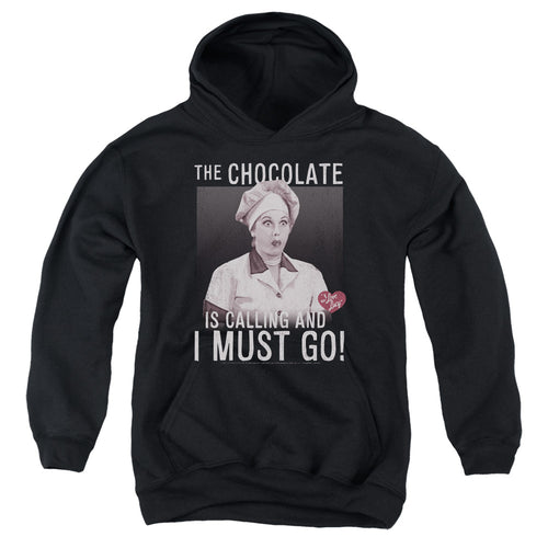 I Love Lucy Chocolate Calling Youth Hoodie