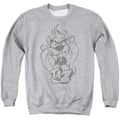 Looney Tunes Faded Taz Crewneck Sweatshirt