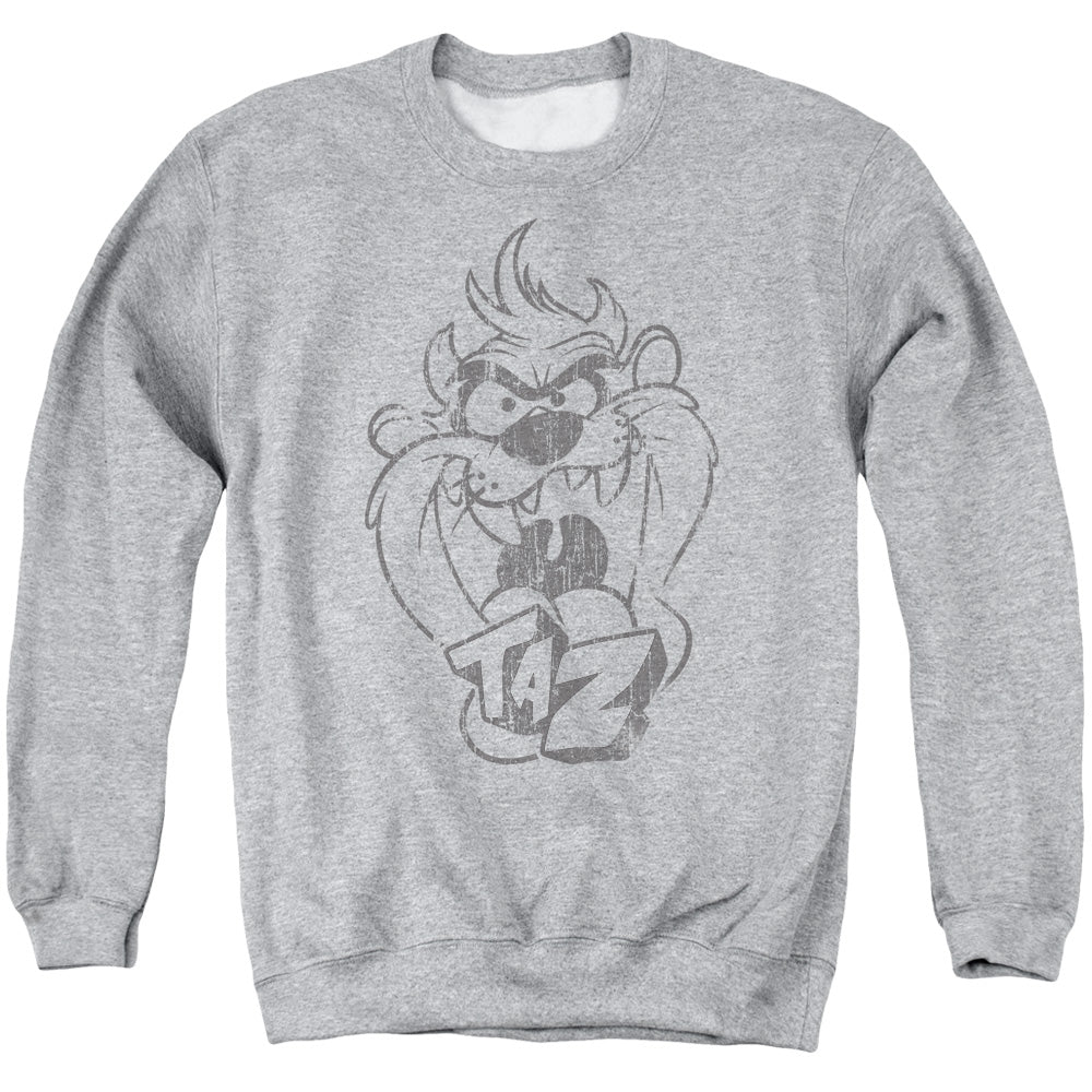 Looney Tunes Faded Taz Crewneck Sweatshirt