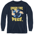 Johnny Bravo Check The Pects Youth Long Sleeve T-Shirt