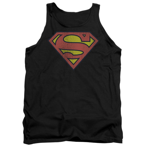 DC Comics Retro Supes Logo Distressed Tank Top