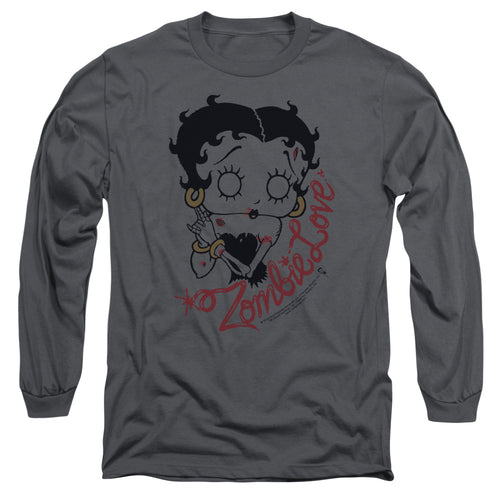 Betty Boop Classic Zombie Long Sleeve T-Shirt