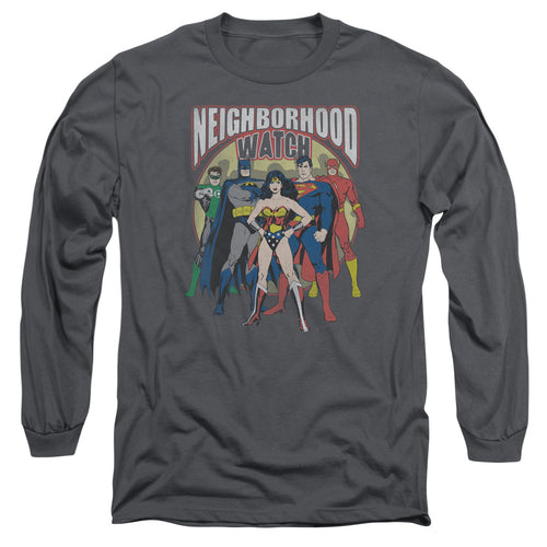 Justice League Neighborhood Watch Long Sleeve T-Shirt
