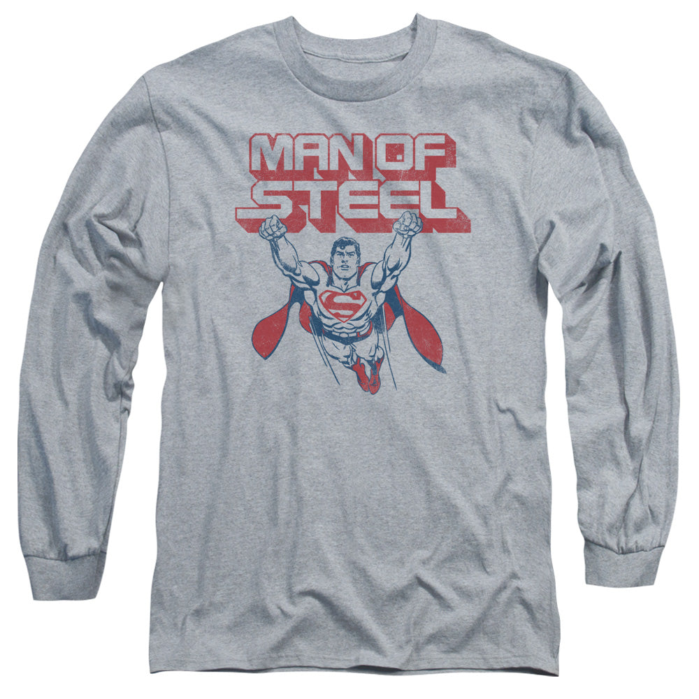 Superman Steel Retro Long Sleeve T-Shirt