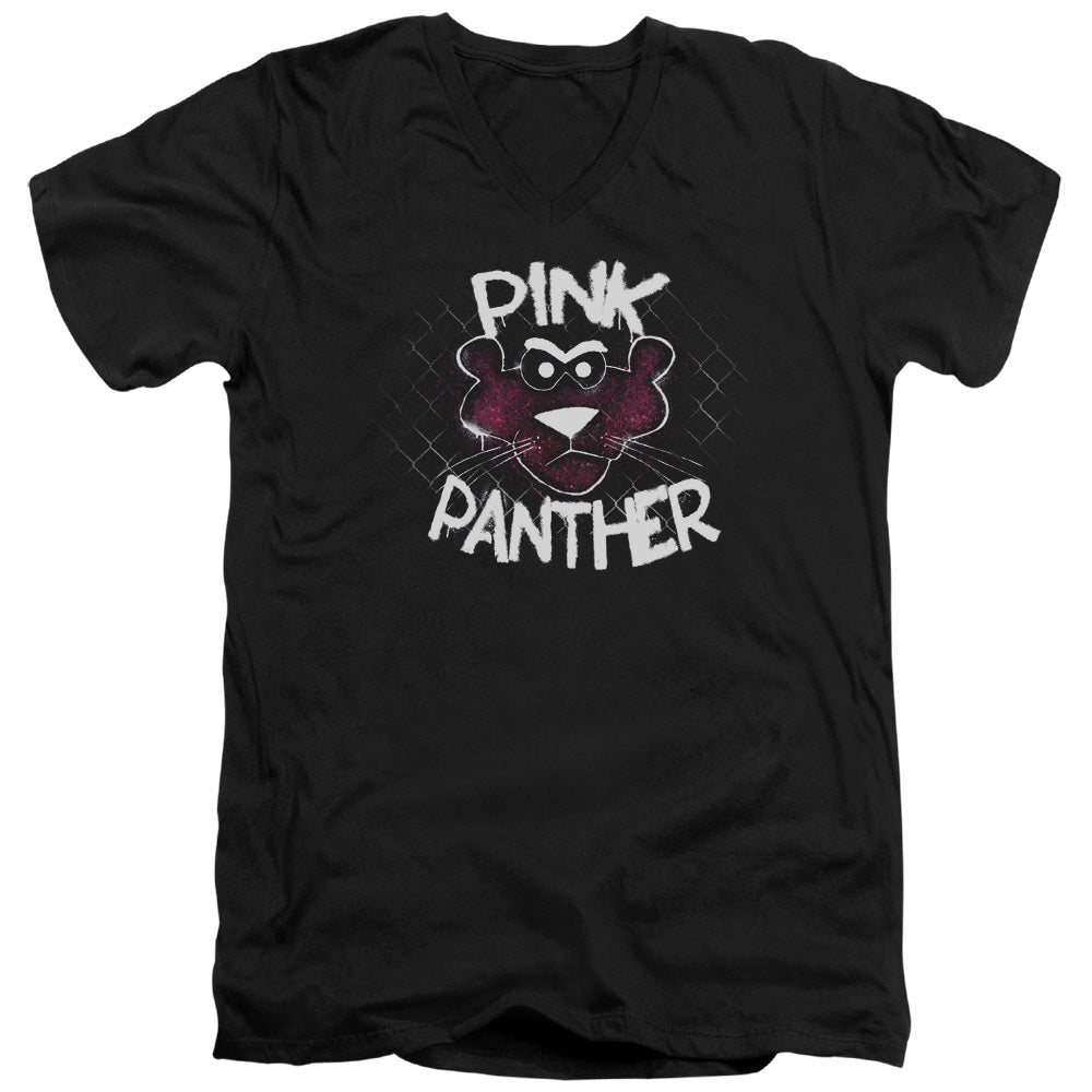 Pink Panther Spray Panther V-Neck T-Shirt