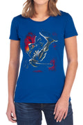 Batman Kick Swing Womens T-Shirt