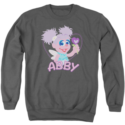 Sesame Street Flat Abby Crewneck Sweatshirt