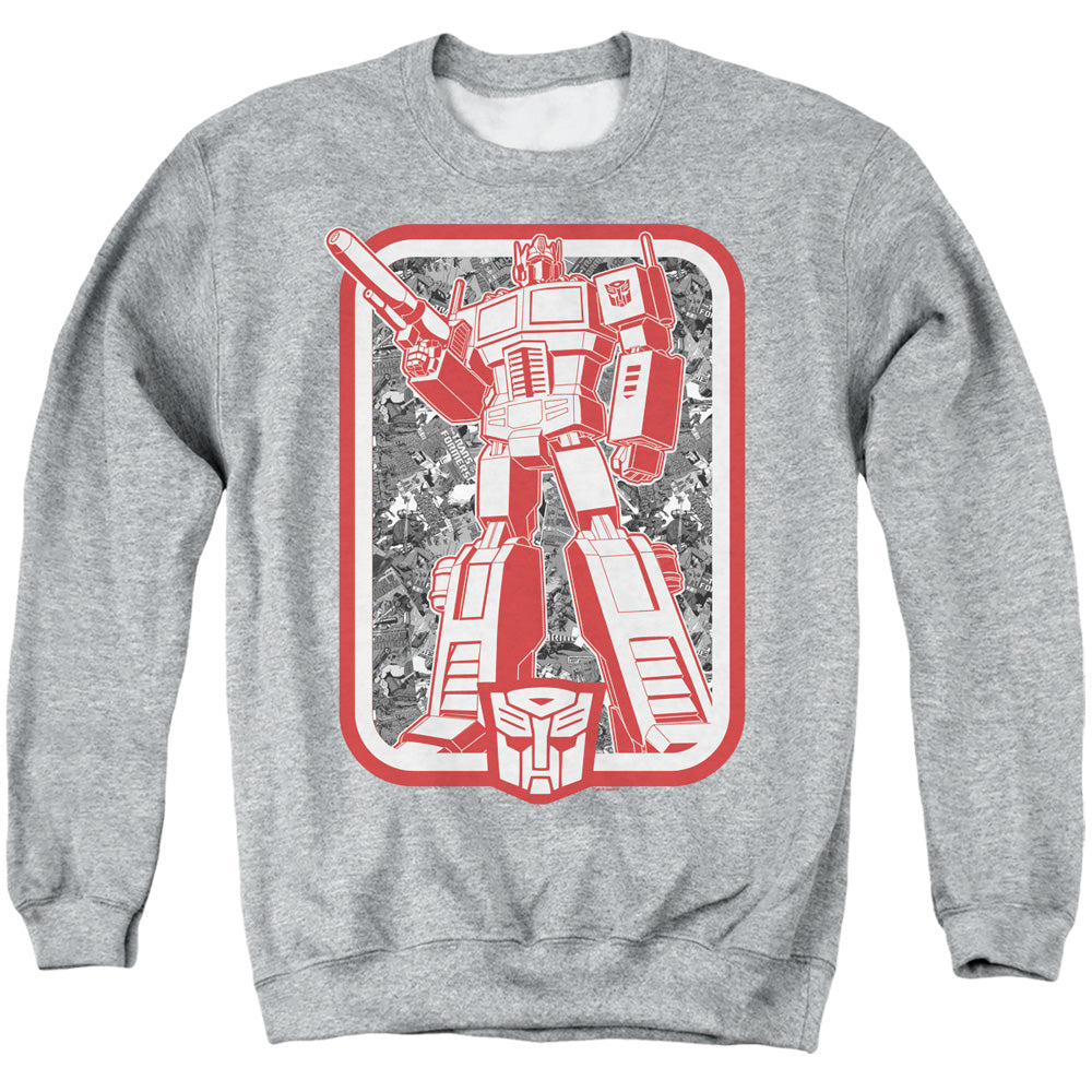 Transformers Optimus Prime Panel Crewneck Sweatshirt