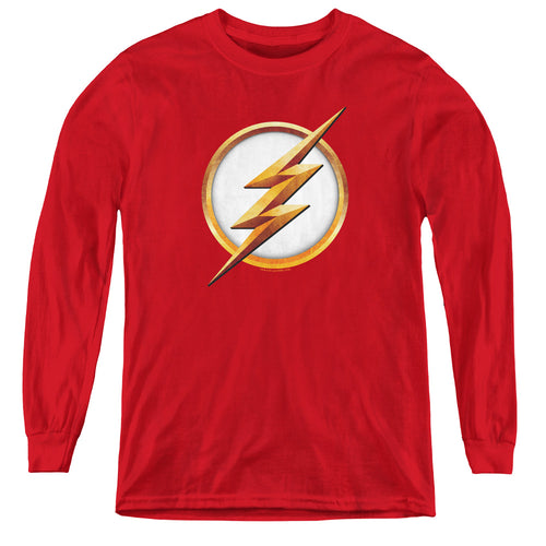 The Flash Season 4 Logo Youth Long Sleeve T-Shirt