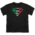 Superman Mexican Flag Shield Youth/Toddler T-Shirt