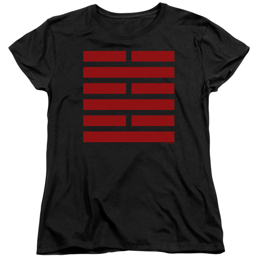 G.I. Joe Snake Eyes Symbol Womens T-Shirt
