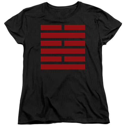 G.I. Joe Snake Eyes Symbol Womens T-Shirt