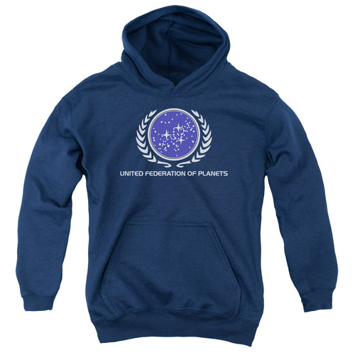 Star Trek United Federation of Planets Logo Youth Hoodie