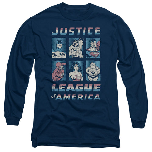 Justice League American League Long Sleeve T-Shirt