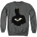 The Batman Silhouette with Riddler Logo Crewneck Sweatshirt