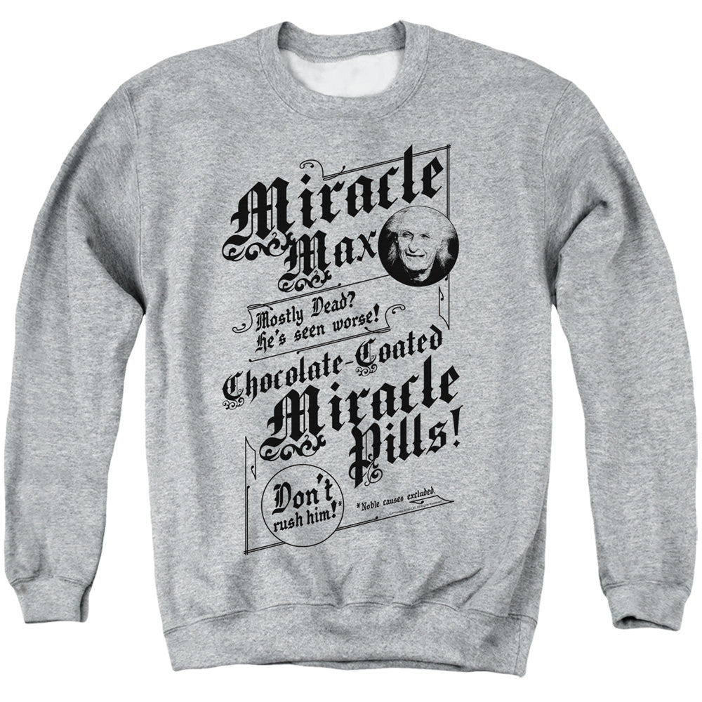 The Princess Bride Miracle Max Athletic Heather Crewneck Sweatshirt