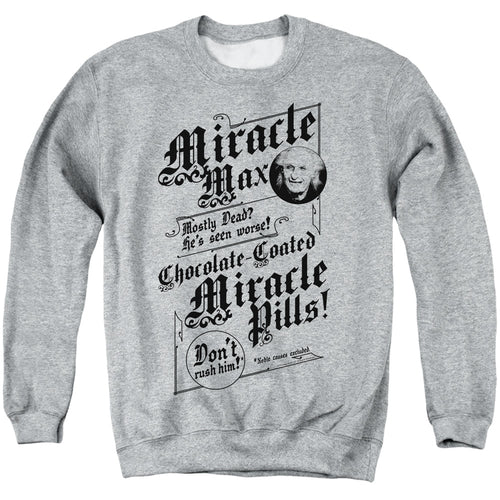 The Princess Bride Miracle Max Athletic Heather Crewneck Sweatshirt