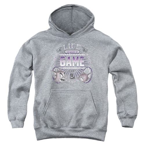 Tom and Jerry Life Is a Game Youth Hoodie