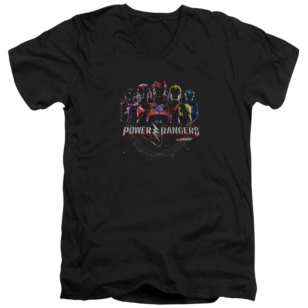Mighty Morphin Power Rangers: The Movie Ranger Circuitry V-Neck T-Shirt