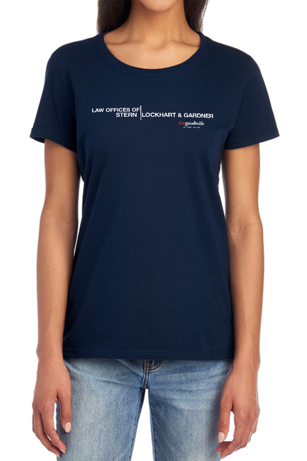 The Good Wife Law Offices of Stern Lockhart and Gardner Womens T-Shirt
