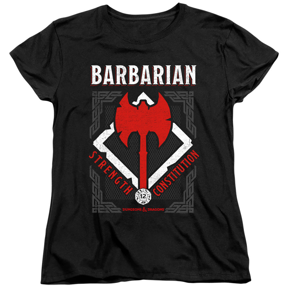 Dungeons & Dragons Barbarian Womens T-Shirt