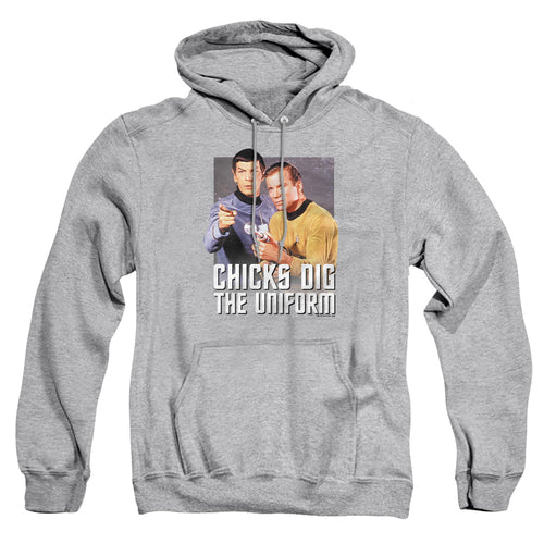 Star Trek Chicks Dig the Uniform Pullover Hoodie