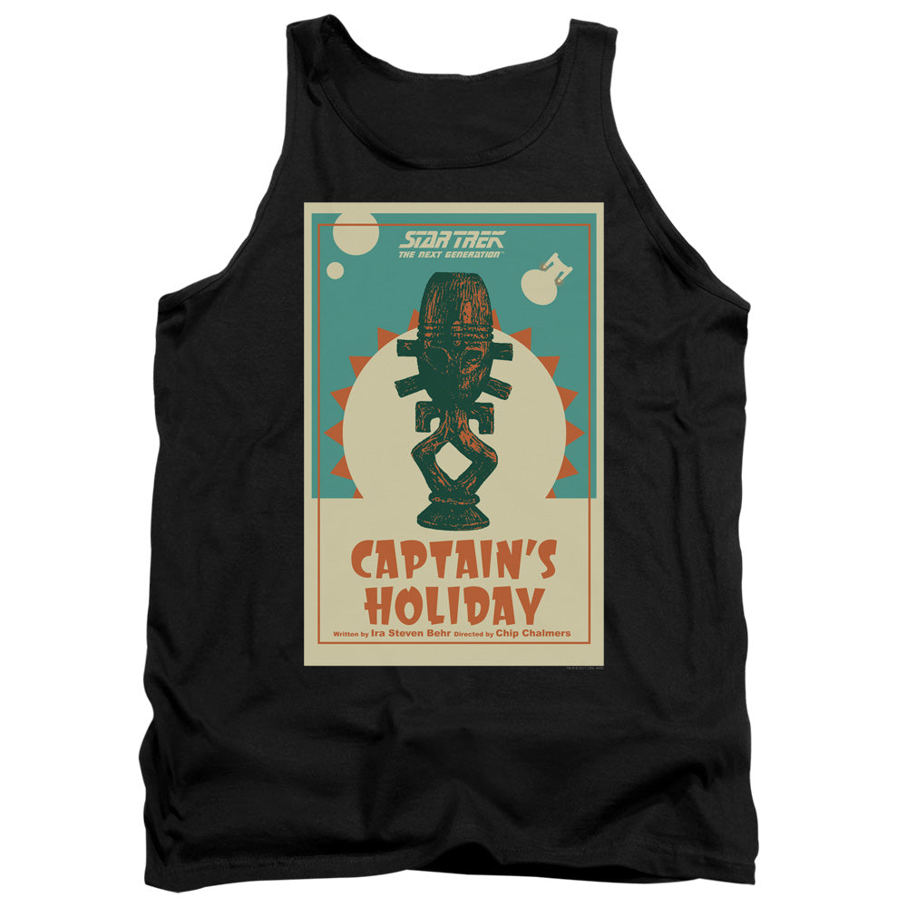 Star Trek Captain's Holiday Black Tank Top