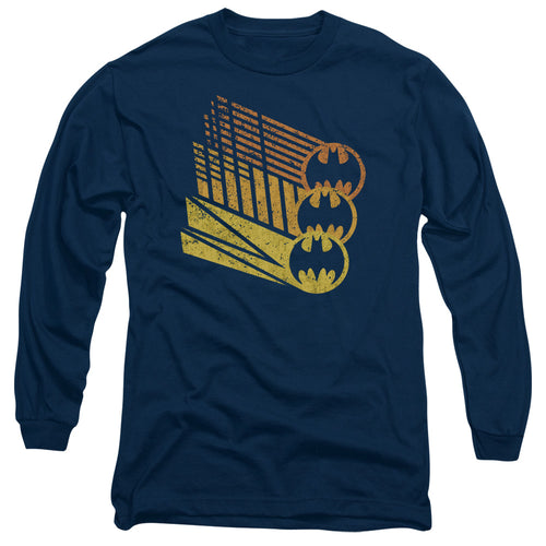 Batman Bat Signal Shapes Long Sleeve T-Shirt