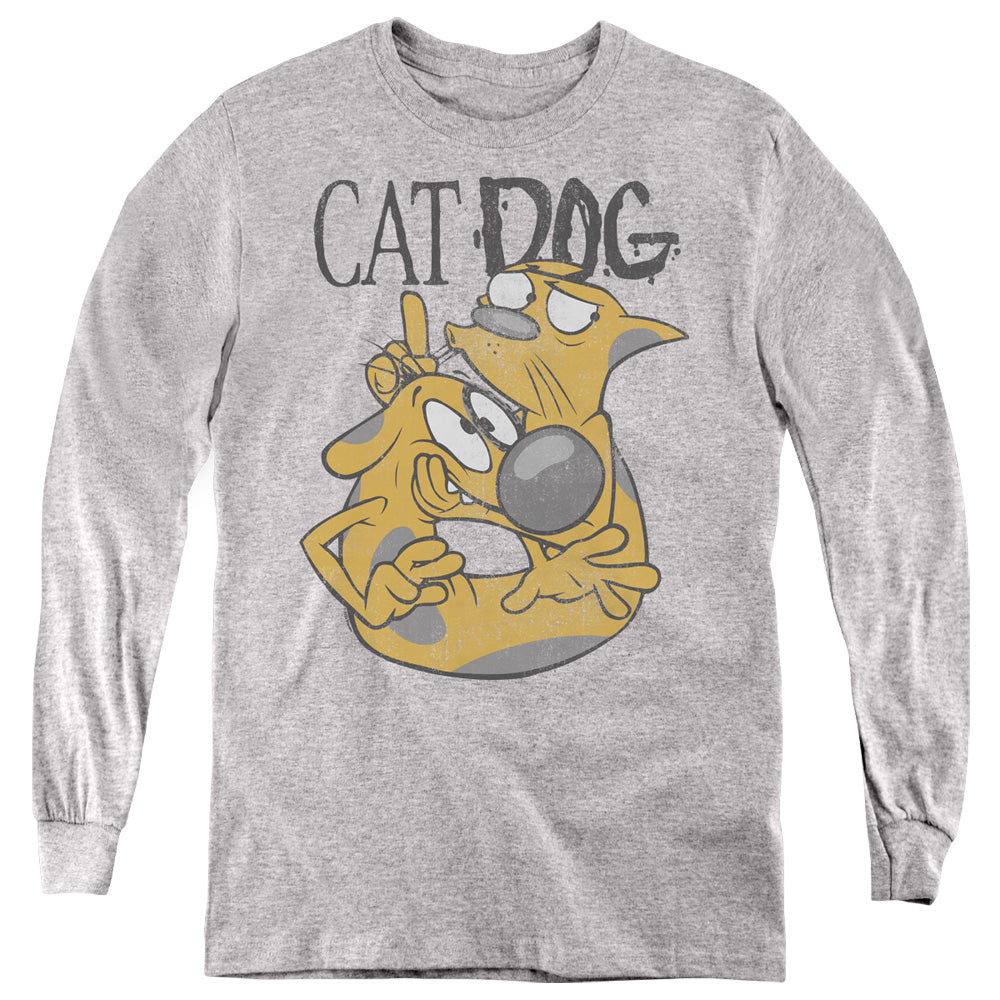 CatDog Stuck Together Youth Long Sleeve T-Shirt