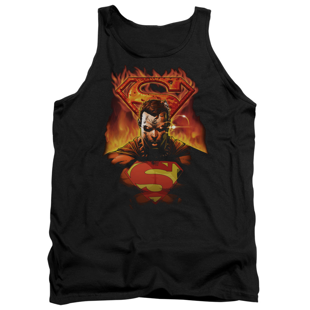 Superman Man on Fire Tank Top