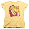 Betty Boop Sunset Surf Womens T-Shirt