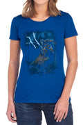 Batman Lightning Strikes Womens T-Shirt