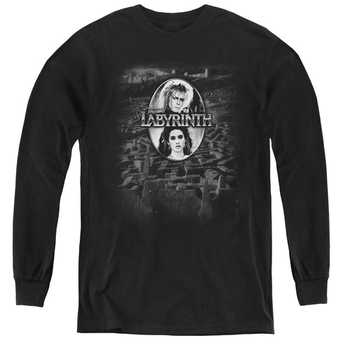 Labyrinth Maze Youth Long Sleeve T-Shirt