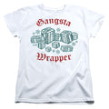 Christmas Gangsta Wrapper Womens T-Shirt