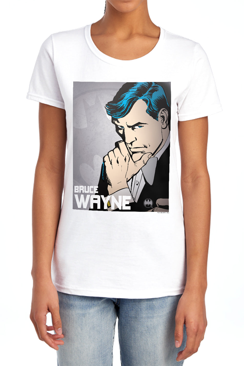 DC Comics Bruce Wayne Womens T-Shirt