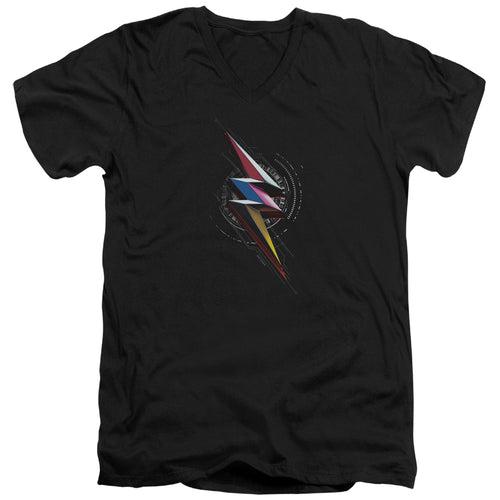 Mighty Morphin Power Rangers: The Movie Bolt Sigil V-Neck T-Shirt