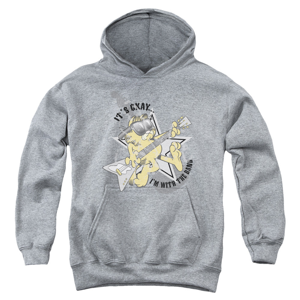 Garfield Im With The Band Youth Hoodie