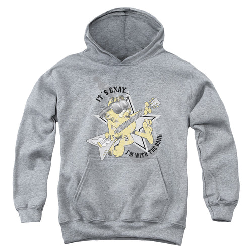 Garfield Im With The Band Youth Hoodie