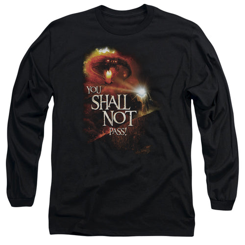 Lord of the Rings You Shall Not Pass Long Sleeve T-Shirt