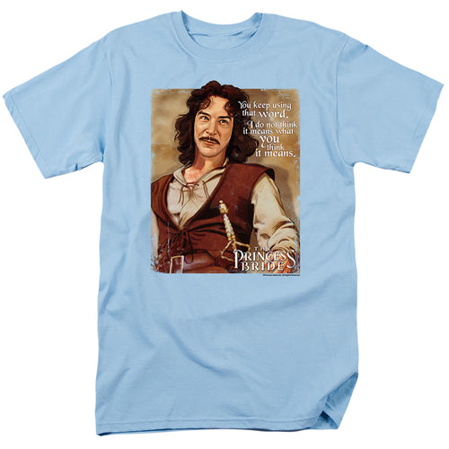 The Princess Bride Word Light Blue T-Shirt