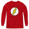 DC Comics Flash Distressed Youth Long Sleeve T-Shirt