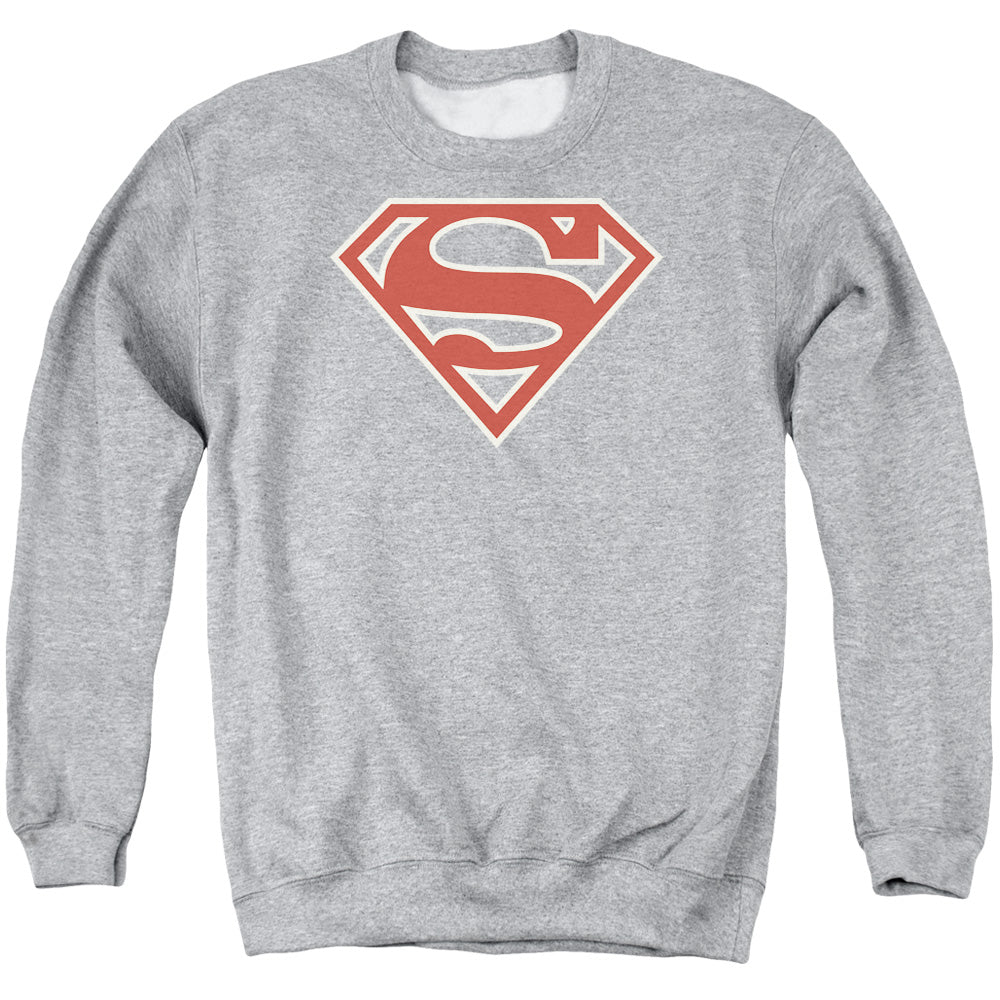 Superman Crimson & Cream Shield Crewneck Sweatshirt