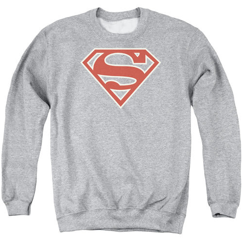 Superman Crimson & Cream Shield Crewneck Sweatshirt