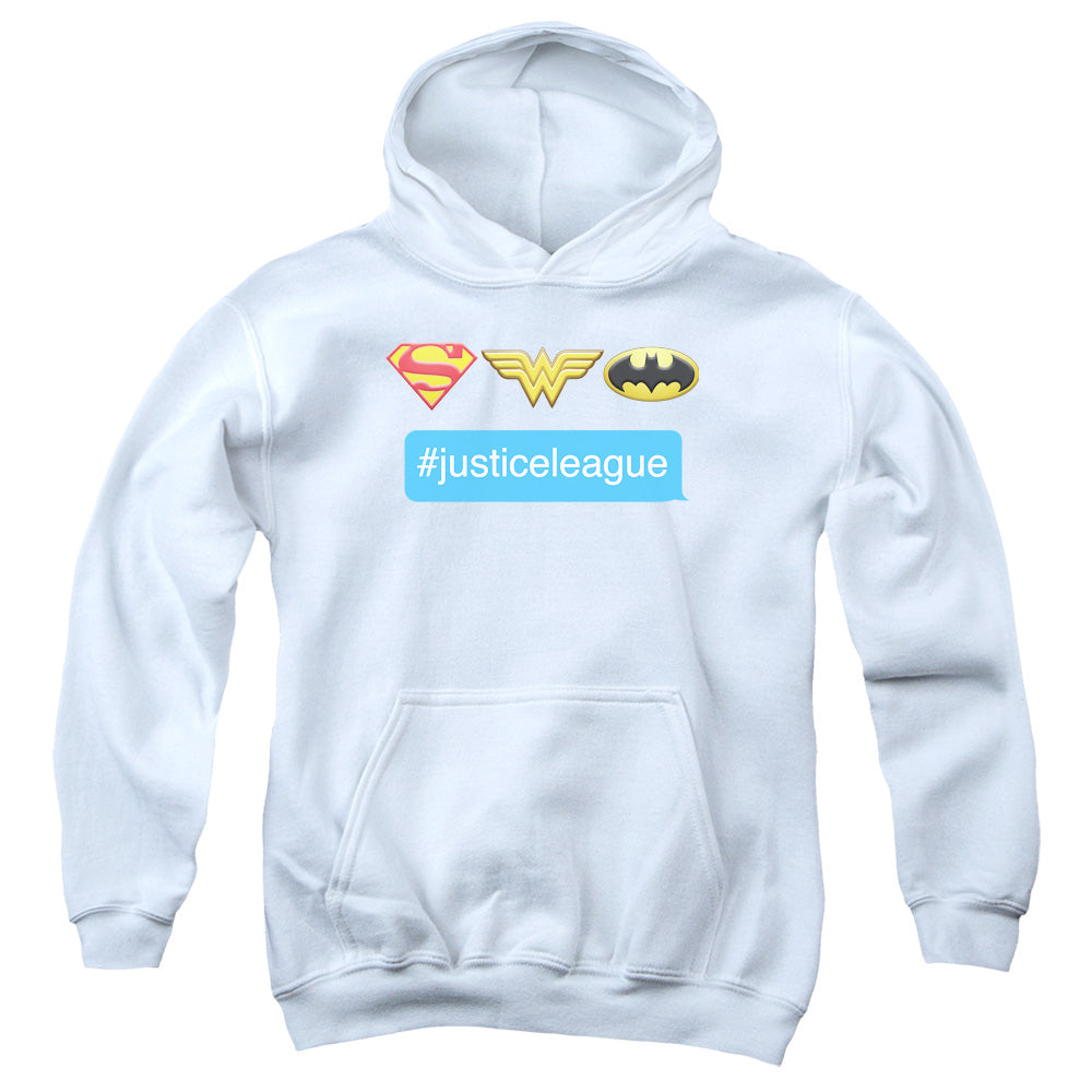 DC Comics Hashtag Jla Youth Hoodie