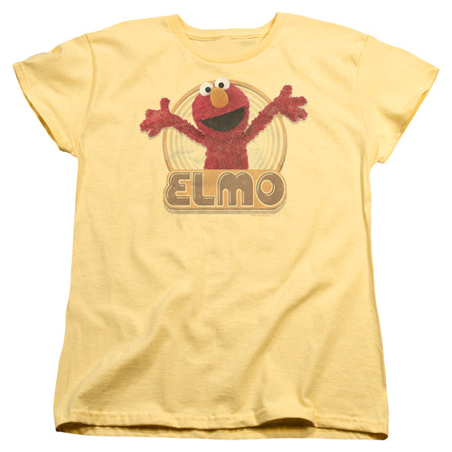 Sesame Street Elmo Iron on Womens T-Shirt