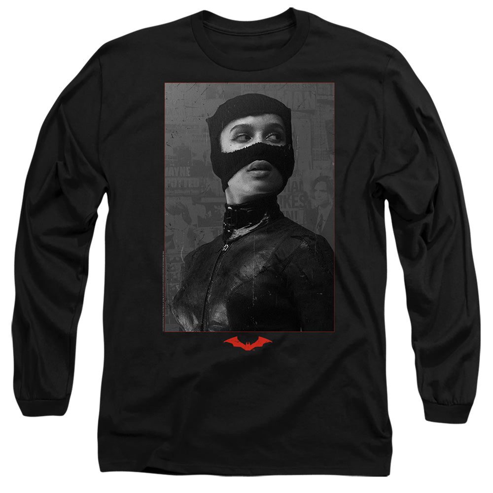 The Batman Catwoman Worn Portrait Long Sleeve T-Shirt