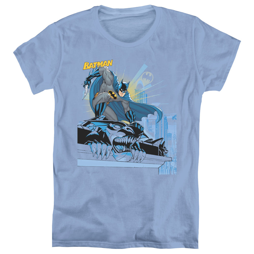 Batman Two Gotham Gargoyles Womens T-Shirt